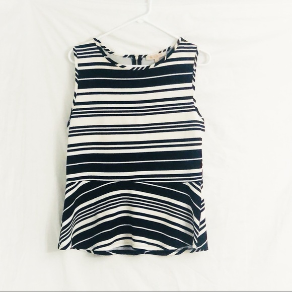 Green Envelope Casual Couture Black & White Blouse - Picture 3 of 7